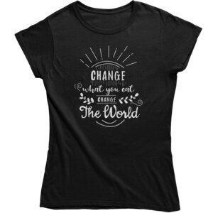 Change what you eat - Damen Organic Shirt - Team Vegan