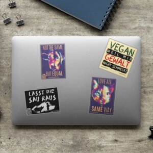 Vegan Sticker Set - Aufkleber - Team Vegan