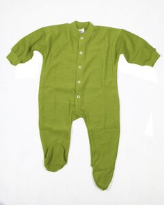 Cosilana Baby Schlafanzug 1-tlg mit Fuss Woll-Frottee - Cosilana
