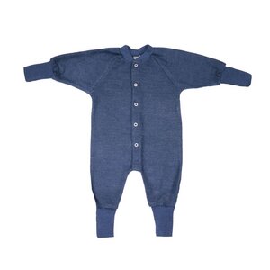 Cosilana Baby Schlafanzug 1-tlg ohne Fuss Woll-Frottee - Cosilana