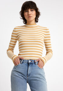 ALAANIA STRIPED - Damen Pullover Slim Fit aus Bio-Baumwolle - ARMEDANGELS