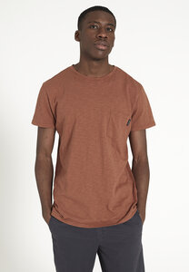 Herren T-Shirt aus Baumwolle (Bio) mit Brusttasche | Casual T-Shirt PALM - recolution