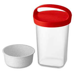 Snackpot BUDDY 0,7 mit Einsatz und Deckel 700ml - Koziol