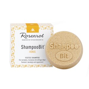 festes Shampoo Honig - 60g - Rosenrot Naturkosmetik