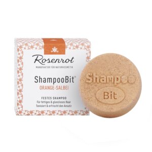 festes Shampoo Orangen-Salbei - 60g - Rosenrot Naturkosmetik