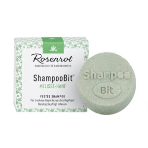 festes Shampoo Melisse-Hanf - 60g - Rosenrot Naturkosmetik