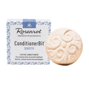 fester Conditioner allergenfrei | in Schachtel 60g - Rosenrot Naturkosmetik