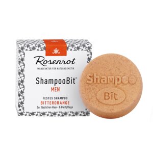 festes Shampoo MEN Bitterorange - 60g - Rosenrot Naturkosmetik