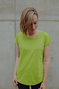 Frauen Basic Raglan T-Shirt aus Biobaumwolle GOTS ILI4 - ilovemixtapes