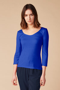 Shirt aus Viskose 3/4 Arm für Damen - Leonie - Lana natural wear