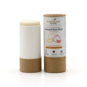 truemorrow festes Deodorant mit Orange-Granatapfel Duft (ohne Aluminium) - truemorrow