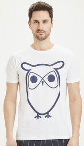 T-Shirt - ALDER basic owl tee - aus Bio-Baumwolle - KnowledgeCotton Apparel