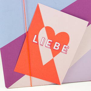 Postkarte Liebe - Bow & Hummingbird