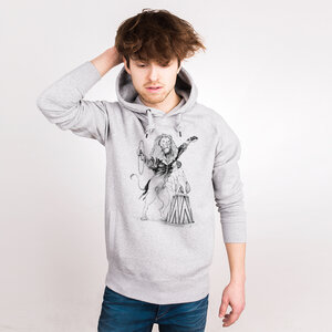 Circus Lion - Männerhoodie aus Bio-Baumwolle - Coromandel