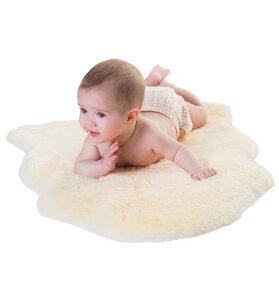 Fellhof Lammfell für Babys geschoren Schlafunterlage Spieldecke ver. Größen - Fellhof