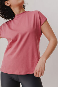 Damen T-Shirt aus Bio-Baumwolle „Natural Me“ Besonnen Mindful Yoga Fashion - BESONNEN