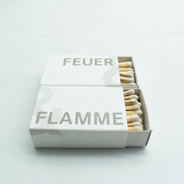 4betterdays Zündhölzer/Streichhölzer 'Feuer & Flamme' mit Gedicht