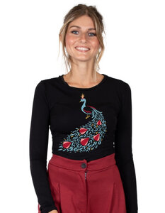 Damen T-Shirt aus Eukalyptus Faser "Matri" | Pfau - CORA happywear