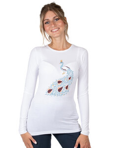 Damen T-Shirt aus Eukalyptus Faser "Matri" | Pfau - CORA happywear