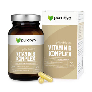Pflanzlicher Vitamin B Komplex aus Buchweizenkeimen - Purabyo