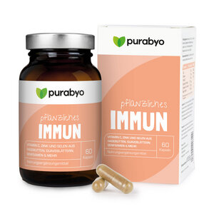 Purabyo Immun - mit Vitamin C, Zink, Selen und Pflanzenstoffen - Purabyo