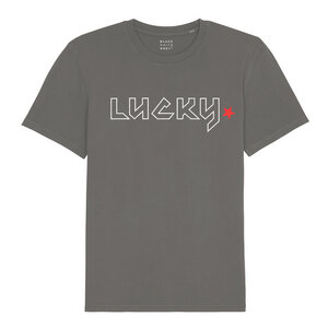 BWG Lucky Star T-Shirt grau - Blackwhitegrey