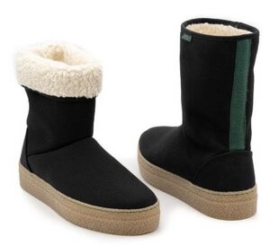 Hoher Wintersneaker JOYCE mit recycelter, wasserabweisender Baumwolle - Vesica Piscis Footwear