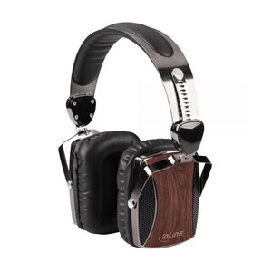 Woodon On-Ear Kopfhörer aus Walnuss-Holz - INLINE