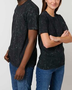 Unisex T-Shirt mit Spritzoptik aus 100% Bio Baumwolle - YTWOO