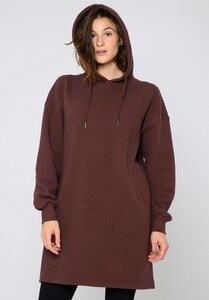 Damen Hoodie Kleid TT1047 STRUCTURED aus Biobaumwolle - ThokkThokk