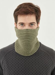Unisex Strick Loop Schal aus Bio-Merinowolle und Bio-Baumwolle - ORGANICATION