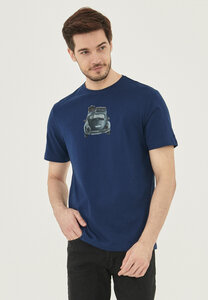 T-Shirt aus Bio-Baumwolle mit Auto-Print - ORGANICATION