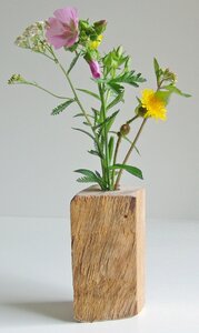Einzigartige, dekorative Holzvase - Natur-Pur- ''Woody'' - Die Schreiner Christoph Siegel