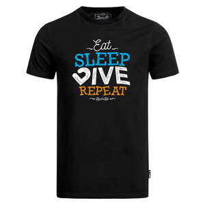 Eat. Sleep. Dive. Repeat. 2.0 Herren T-Shirt - Lexi&Bö