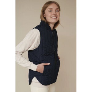Vegane Steppweste kurz - Louisa Short Vest - aus recyceltem Polyester - Basic Apparel