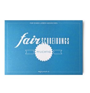 Postkarten "fair" 10er-Set mit Hülle - Gary Mash