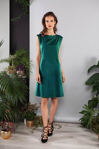 Damen Kleid kurz ausgestellt mit Details - SinWeaver alternative fashion