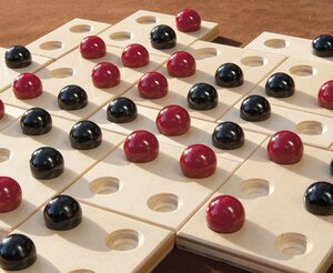 " Kulami" - Strategiespiel aus Holz und Glas - Steffen-Spiele