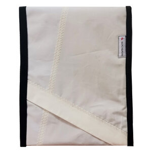 Handgearbeitete Notebook-Tasche aus Segeltuch upcycled UNIKAT 11-12 Zoll - Beachbreak