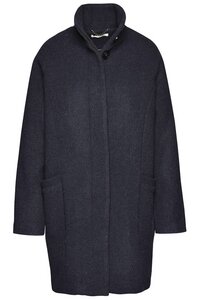 Damen Mantel aus Schurwolle, "O-shape coat" - Wunderwerk