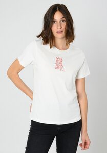 Damen T-Shirt TT85 REINVENT EMBROIDERY aus Biobaumwolle mit Stickerei - ThokkThokk