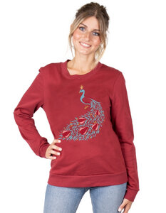 Damen Sweater "Dori" aus Buchenholz Faser | Pfau - CORA happywear