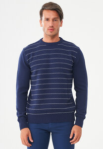 Gestreifter Pullover aus Bio-Baumwolle - ORGANICATION
