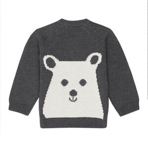 Baby Strick Sweater *VICTOR* Polar Bear GOTS I Sense Organics - sense-organics