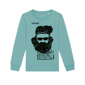 Kinder Sweatshirt Print | FESTIVAL | karlskopf | 85% Bio-Baumwolle - karlskopf