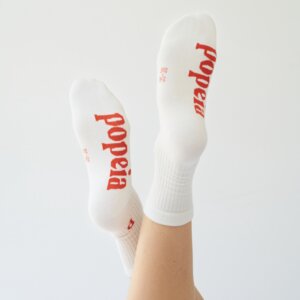 Socken weiß/natur „popeia“ aus Bio-Baumwolle (1 Paar) - popeia