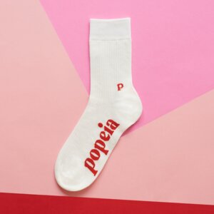 6x Socken weiß/natur „popeia“ aus Bio-Baumwolle - popeia