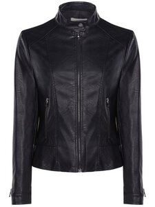 Schwarze Rennfahrer-Jacke für Damen - Will's Vegan Shop