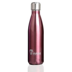 Trinkflasche aus Edelstahl 500 ml Pink-Glanz - Made Sustained