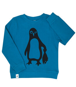 Pinguin Paul - Kinder Bio Sweater - Organic Cotton - Blau - päfjes